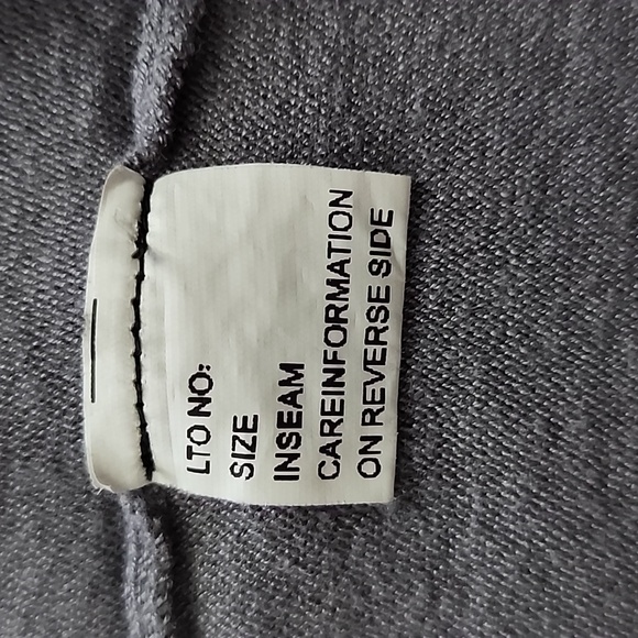 Jeune Jeunesse Women's Open Front Belted Grey Cardigan Soft Cotton Stretch Sz M - Picture 7 of 10